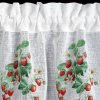 83232 3 biela vitrazova zaclona s potlacou jahod na tuneli ksenia 150x30 cm