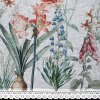83085 4 biela vitrazova zaclona s potlacou letnych kvetov na tuneli nemezja 150x90 cm