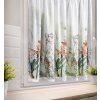 83085 7 biela vitrazova zaclona s potlacou letnych kvetov na tuneli nemezja 150x90 cm