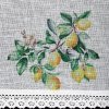 83088 4 biela vitrazova zaclona zdobena potlacou citronov na tuneli cloe 150x30 cm