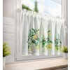 83091 7 biela vitrazova zaclona zdobena potlacou citronov na tuneli cloe 150x60 cm