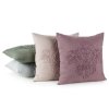 80682 1 fialova obliecka na vankus s ornamentovou aplikaciou mira 45x45 cm