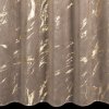 81774 6 hnedy zamatovy zaves s lesklym mramorovym efektom na paske molly 140x270 cm
