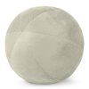 80106 kremovy dekorativny zamatovy vankus v tvare gule gaja4 priemer 24 cm