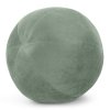 80136 mentolovy dekorativny zamatovy vankus v tvare gule gaja4 priemer 24 cm