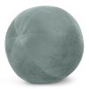 80112 svetlomentolovy dekorativny zamatovy vankus v tvare gule gaja4 priemer 24 cm