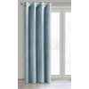 81636 1 svetlomodry zatemnovaci zaves z matneho zamatu melanie na kruzkoch 140x250 cm