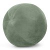 80115 svetlozeleny dekorativny zamatovy vankus v tvare gule gaja4 priemer 24 cm