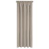81747 2 tmavobezovy 100 zatemnujuci zaves typu blackout na paske suzan 135x270 cm