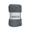 81156 2 tmavosiva deka z hunateho mikroplysu bublinkovy 3d vzor mikos 160x200 cm