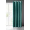 81633 1 tyrkysovy zatemnovaci zaves z matneho zamatu melanie na kruzkoch 140x250 cm