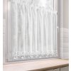 83508 5 biela vianocna vitrazova zaclona s hviezdickami na tuneli xmas 150x90 cm