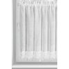 83508 biela vianocna vitrazova zaclona s hviezdickami na tuneli xmas 150x90 cm