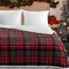 83937 cervena vianocna deka koc 150x200 cm