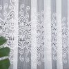 Bílá žakárová záclona DARIA se zajímavým vzorem (Výška A 100 - 137, Šířka 100)