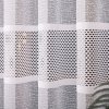 Bílá žakárová záclona INES se zajímavým vzorem (Výška A 100 - 137, Šířka 100)