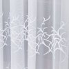 Bílá žakárová záclona LENA se zajímavým vzorem (Výška A 100 - 137, Šířka 100)