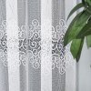Bílá žakárová záclona VIVIEN se zajímavým vzorem (Výška A 100 - 137, Šířka 100)