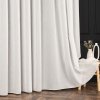 Krémová záclona MELINDA s jemnou pruhovanou strukturou ukončená olůvkem (Výška A 100 - 137, Šířka 100)
