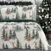 84843 vianocne bavlnene postelne obliecky deer 220x200 cm 2x70x80 cm