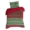 84804 1 vianocne flanelove postelne obliecky aurora 140x200 cm 1x70x80 cm