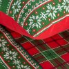 84807 4 vianocne flanelove postelne obliecky aurora 220x200 cm 2x70x80 cm