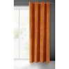 17535 7 oranzovy zaves ria so zamatovou strukturou 140x250 cm