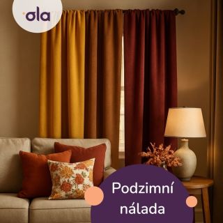🧡 Vneste si domů podzimní pohodu. Teplé tóny, tlumené světlo a závěsy, které prostor zútulní – právě to vytváří atmosféru,...