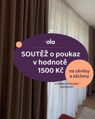 💜 Soutěž o poukaz v hodnotě 1500Kč na jakékoli závěsy či záclony a veškeré zboží na e-shopu 💜 Blíží se MDŽ 🥰 a tak jsme se...
