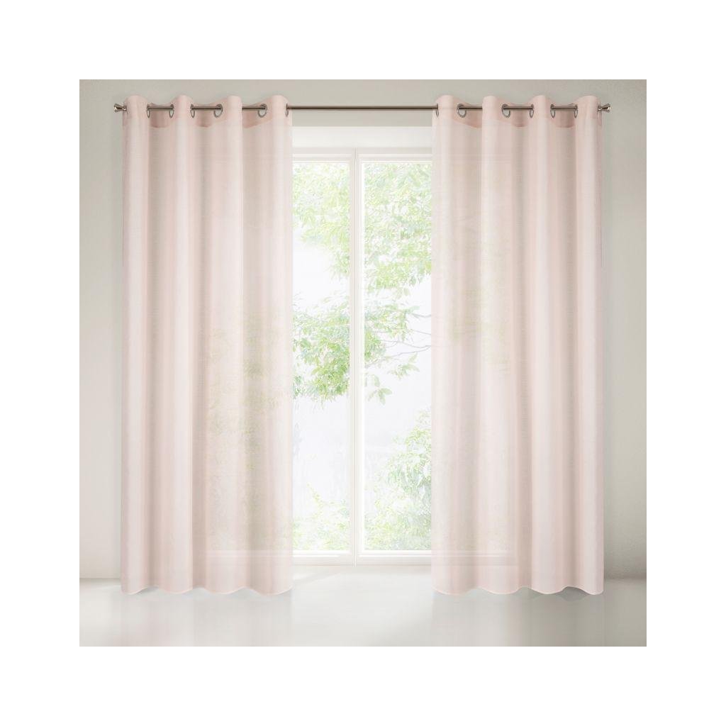 4785 ruzova zaclona lucia 140x250 cm