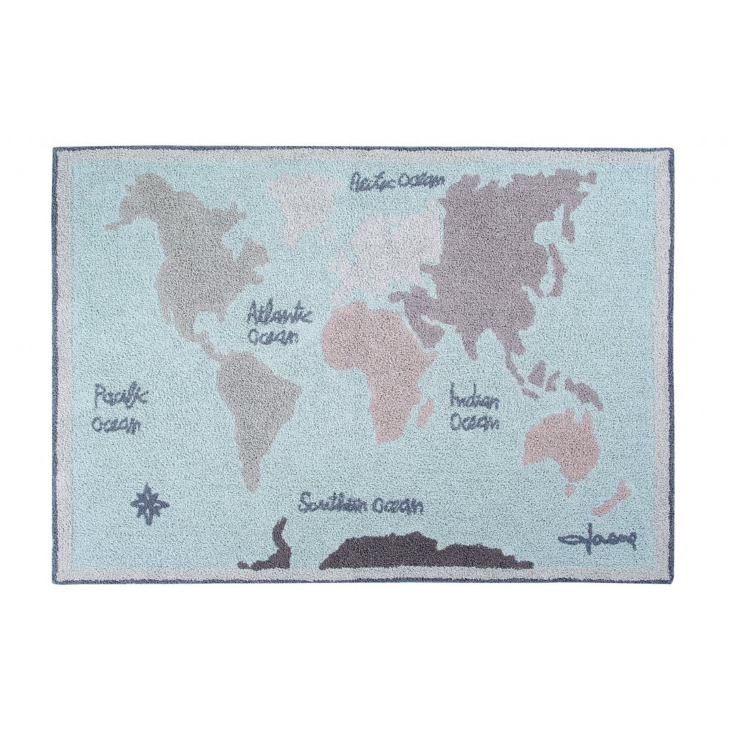 Ručne tkaný kusový koberec Vintage Map Rozmery koberca: 140x200