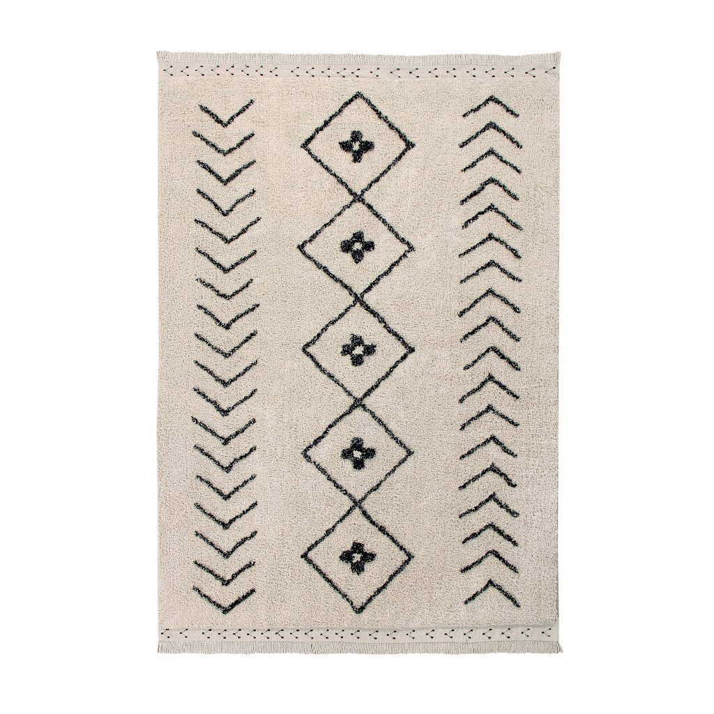 Ručne tkaný kusový koberec Bereber rhombs Rozmery koberca: 120x170