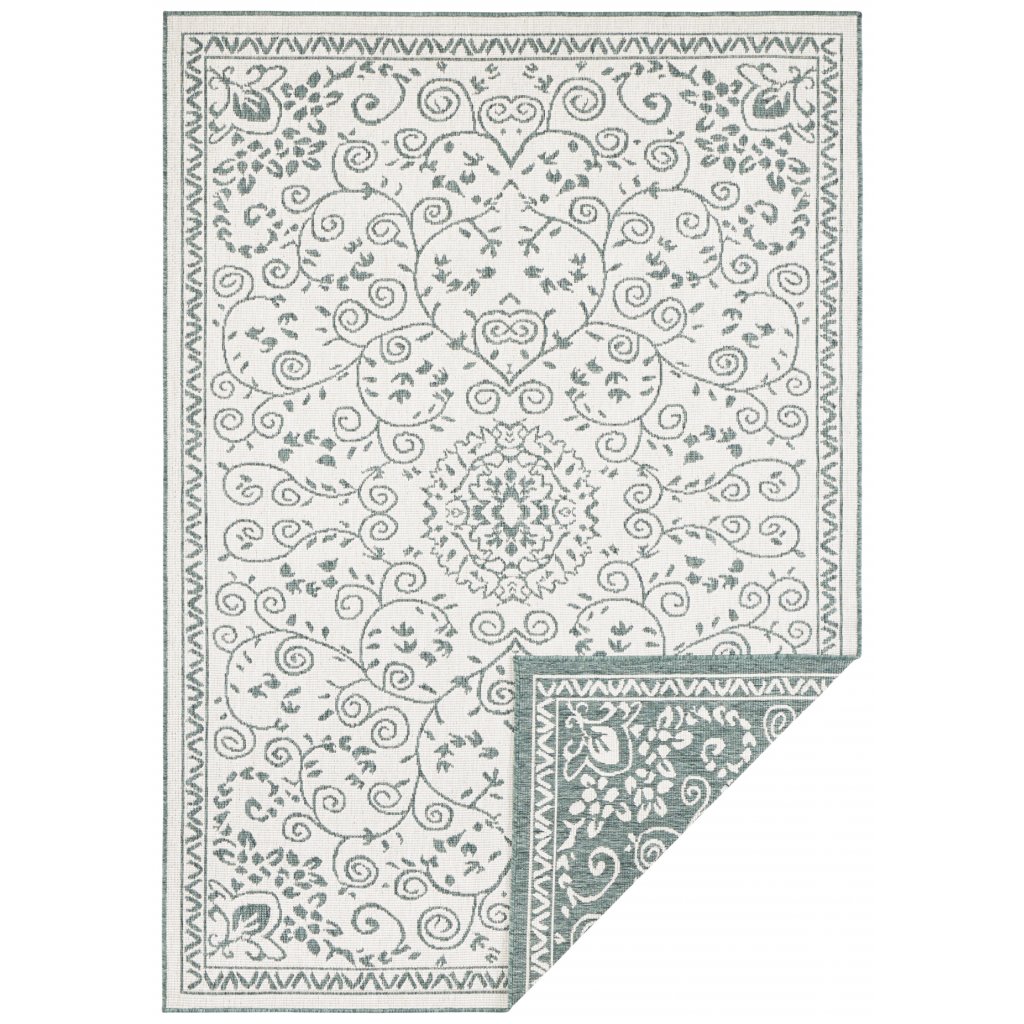 Kusový koberec Twin Supreme 103865 Green / Cream Rozmery koberca: 80x150