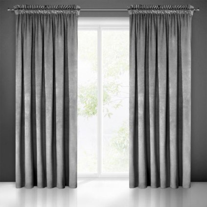17352 sivy zaves na paske melanie 140x270 cm