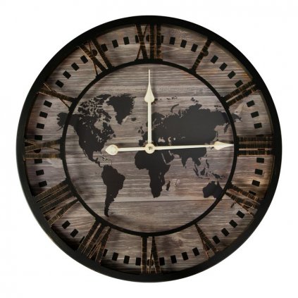 Dekoračné nástenné hodiny  ZE/04 v koloniálnom štýle priemer 60cm
