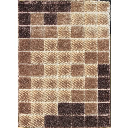 Kusový koberec Seher 3D 2615 Brown Beige