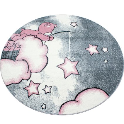 51450 kusovy koberec kids 580 pink kruh