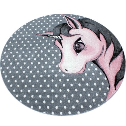 51453 kusovy koberec kids 590 pink kruh
