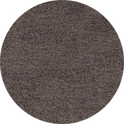 51486 kusovy koberec life shaggy 1500 taupe kruh