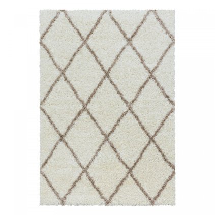 54675 kusovy koberec alvor shaggy 3401 cream