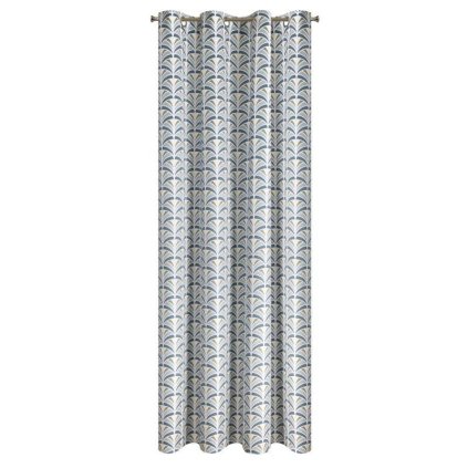 5529 3 vzorovany zamatovy zaves na kruzkoch abel 140x250 cm