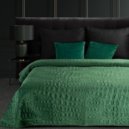 Zelený prehoz na posteľ SALVIA7 220x240 cm