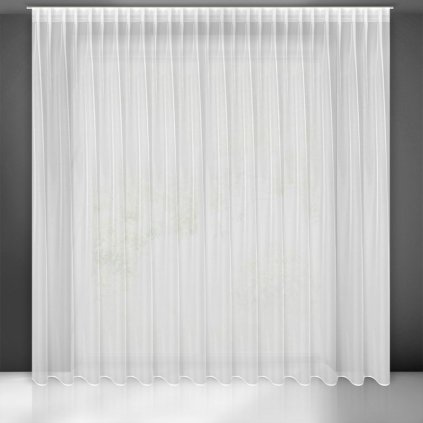 Biela záclona na flex páske TONIA 300x270 cm