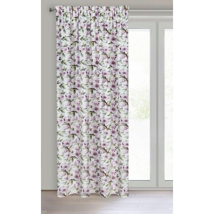 62295 zaves arleta s motivom rozkvitnutych kvetov 140x270 cm