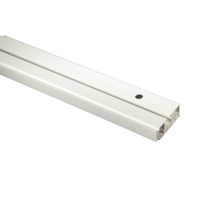 karnisz szynowy z tworzywa PCV I tor bialy