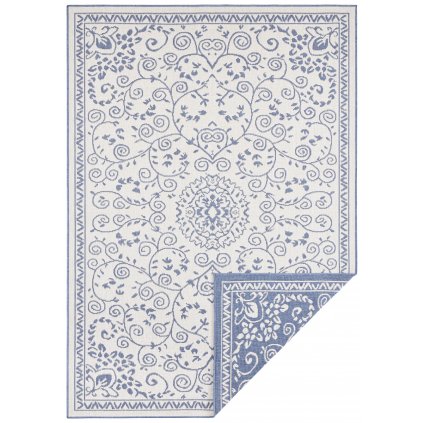 Kusový koberec Twin Supreme 103867 Blue / Cream – na von aj na doma