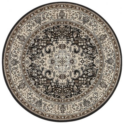 Kruhový koberec Mirkan 104439 Cream / Brown