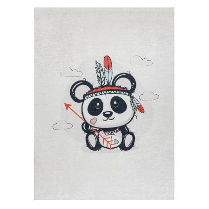 Detský kusový koberec Bambino 1129 Panda cream