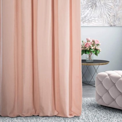 69987 pudrovy zaves adore z makkej latky s velurovou strukturou