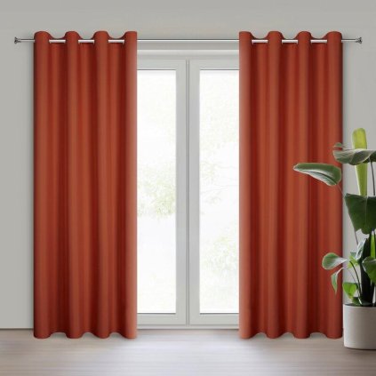 72510 tehlovy zaves na kruzkoch rita 140x250 cm